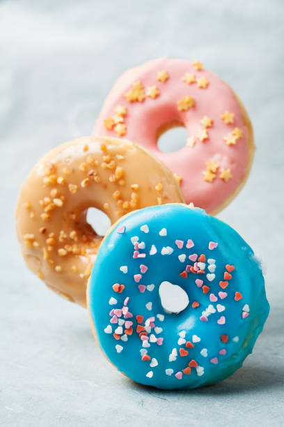 istock Assortment of glazed donuts 1205213373
