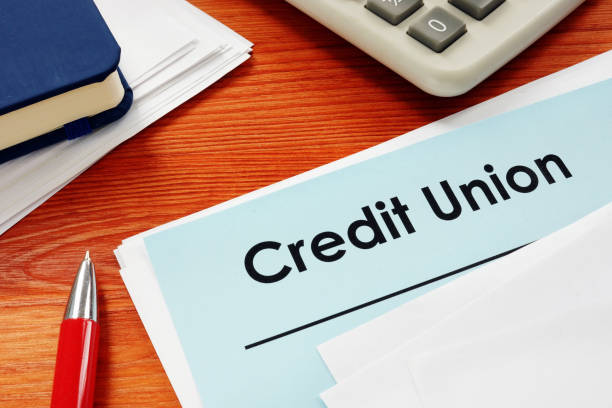 istock Credit Union papers for loan on desk. 1205214897