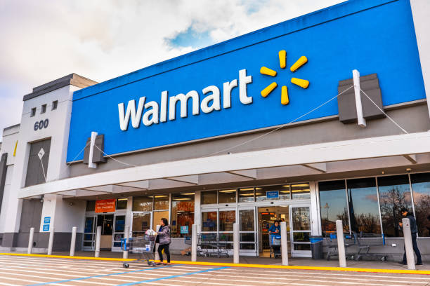 wejście do sklepu walmart - san francisco bay area obrazy zdjęcia i obrazy z banku zdjęć