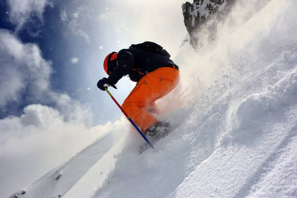 istock Extreme skiing in St. Anton, Austria 1205217250