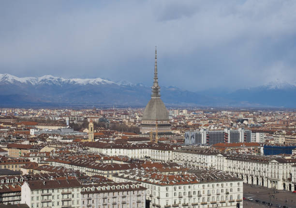 istock Aerial view of Turin 1205221357