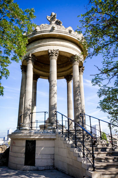 Sibyl temple in Buttes-Chaumont Park, Paris