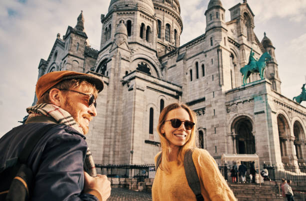 Cropped shot of a happy young couple enjoying a day of sightseeing together in Paris