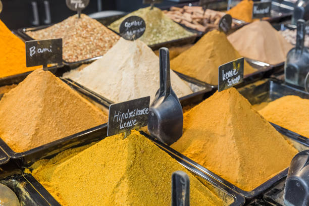 istock Spices on market in Rotterdam Netherlands 1205240923