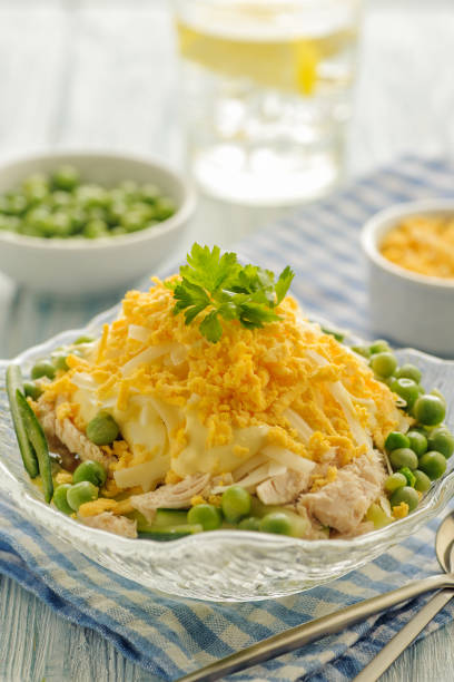 istock Chicken salad with mayonnaise. 1205242728