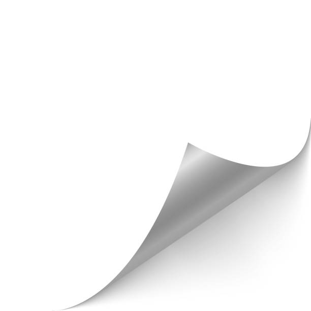 曲線ページのコーナー。 - paper document frame shadow点のイラスト素材／クリップアート素材／マンガ素材／アイコン素材