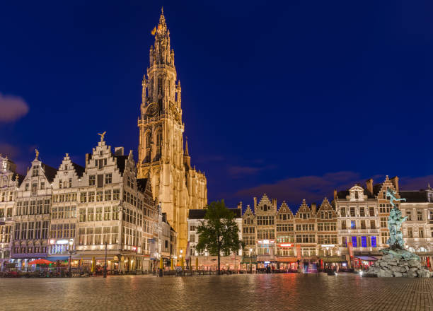 istock Grote Markt in Antwerp - Belgium 1205244796