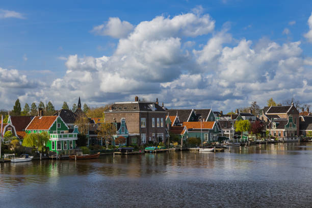 istock Village Zaanse Schans in Netherlands 1205245079