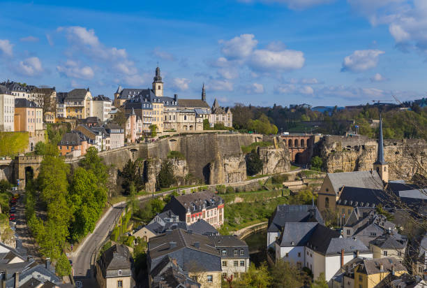 istock Luxembourg city cityscape 1205245305
