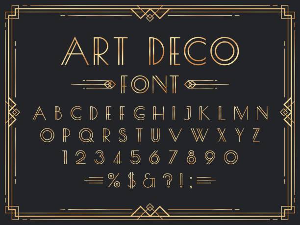 2,500+ Art Deco Numbers Stock Photos, Pictures & Royalty-Free