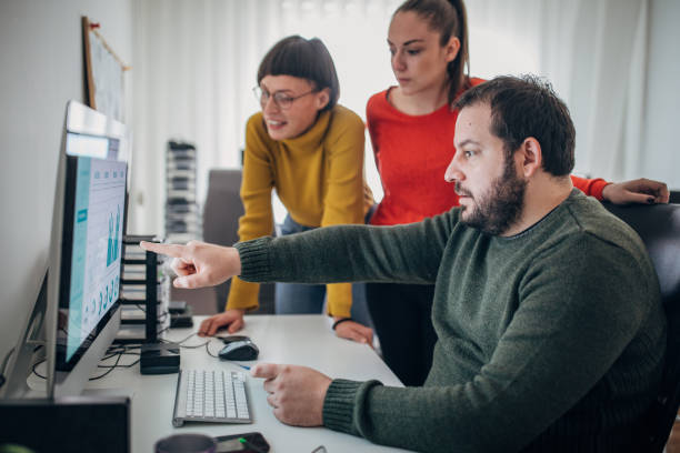 istock Small group of people in the office 1205252480