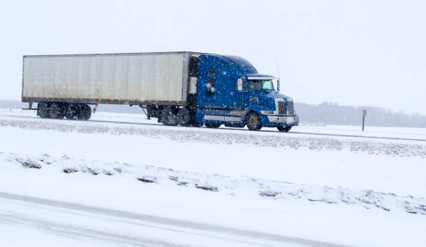istock Winter Driving Stock Photo 1205255968