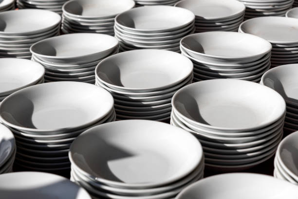 istock ceramic plates in groups on sale 1205258360