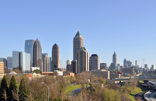 Looking across the city of Atlanta photo