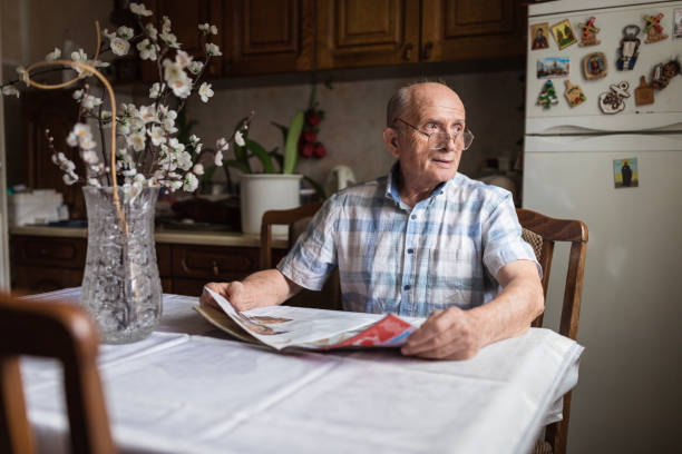 istock Senior man in his 70s looking away 1205276964