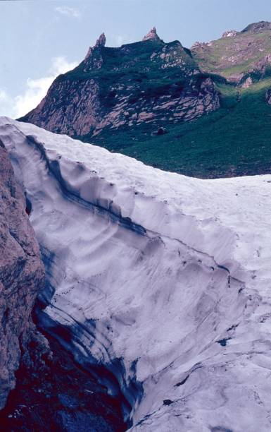 istock Carnic main ridge towards Wolayer lake, Carinthian Alps 1205277719