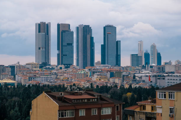 istock Istanbu Sisli District skyline, Turkey. 1205277908