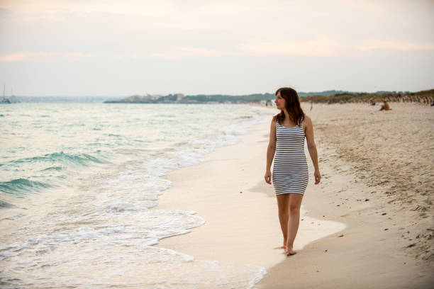 istock Girl at Es Trenc Beach in Majorca 1205277979