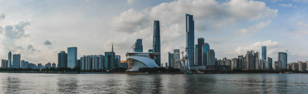 istock Panoramic view of Guangzhou CBD 1205279672