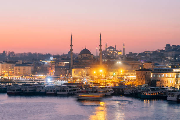 istock New mosque and Hagia Sophia 1205279877