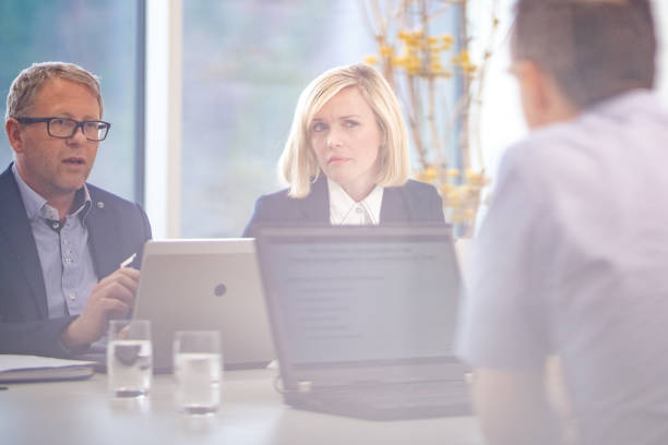 istock Business people having meeting in conference room 1205281222