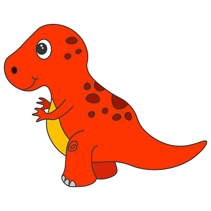 Ilustración de Dibujos Animados De Tiranosaurio Sin Dinosaurios y más  Vectores Libres de Derechos de Animal - Animal, Animal extinto, Antiguo -  iStock