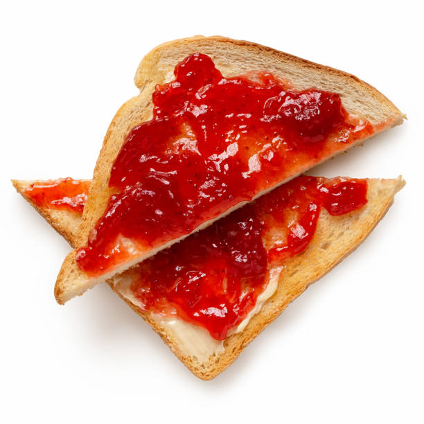 istock Toast with butter and jam. 1205281713