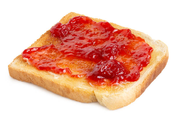 istock Toast with butter and jam. 1205281757