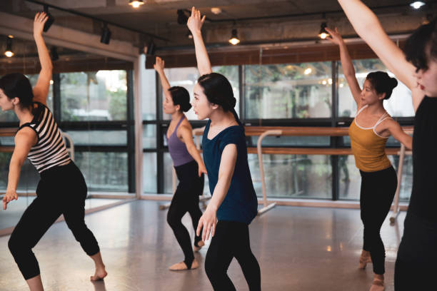 istock Ballet class of young woman 1205285370