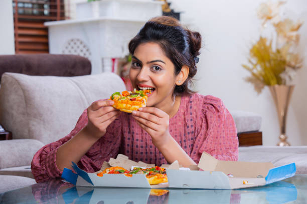 istock Eating Pizza stock photo 1205285873