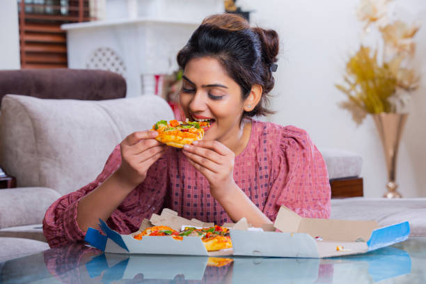 istock Eating Pizza stock photo 1205285994