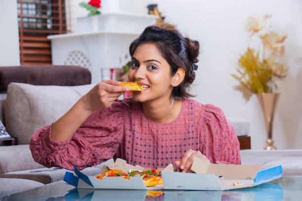 istock Eating Pizza stock photo 1205286783