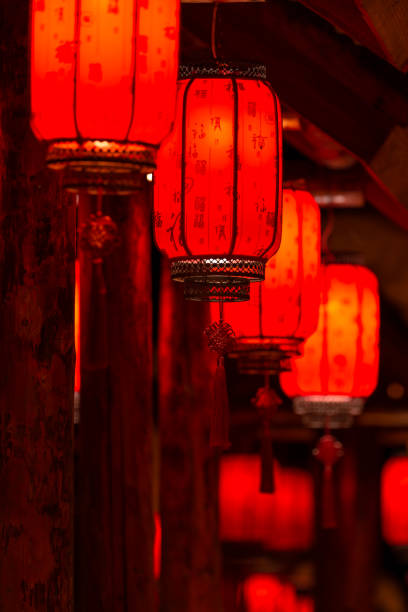 Red Lantern stock photo