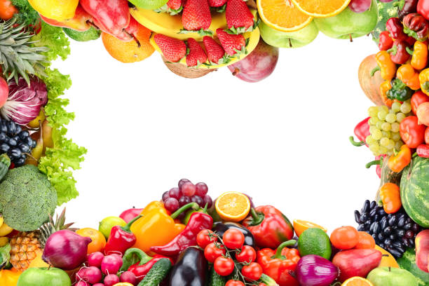 istock Collage fresh and healthy vegetables and fruits 1205289681