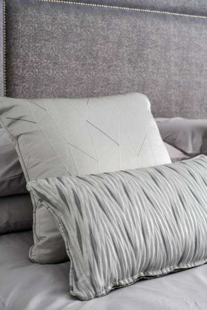 istock Cozy cushion in the bedroom 1205289832