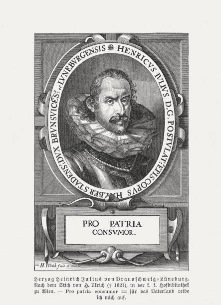 亨利·朱利斯，布勞恩斯魏克公爵-呂內堡（1564-1613），木版畫，出版于1897年 - duke 幅插畫檔、美工圖案、卡通及圖標