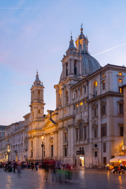 istock View of Piazza Navona in Rome at night 1205297000