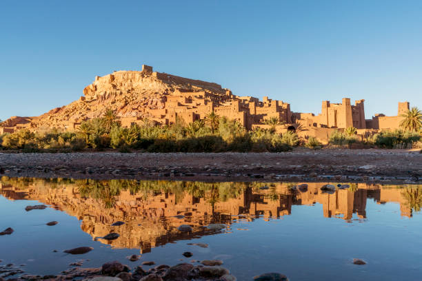 istock Panoramic view of clay town Ait Ben Haddou, Morocco 1205299102