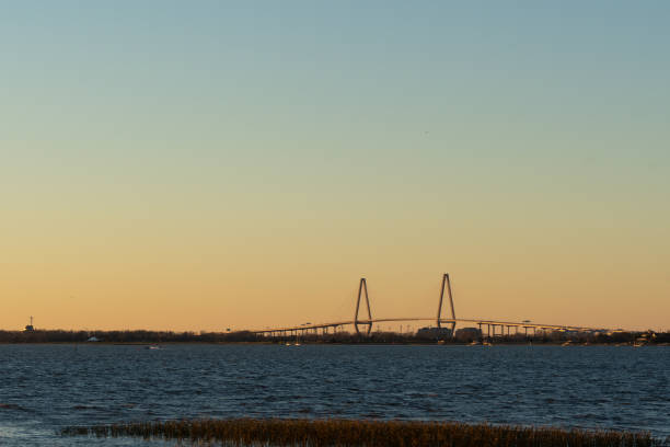 istock Arthur Ravenel Jr. bridge overlooks Charleston during a dusky sunset. 1205303227
