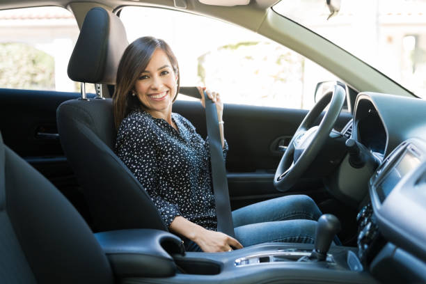 istock Happy Woman Preparing Herself For Trip 1205315494