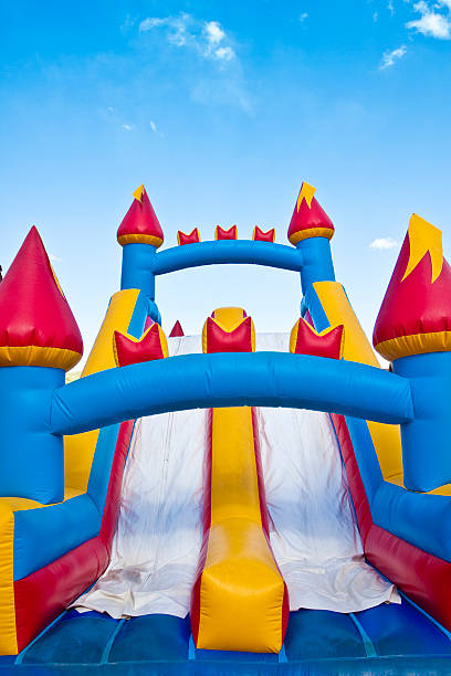 istock Children's Inflatable Castle Playground 120532640
