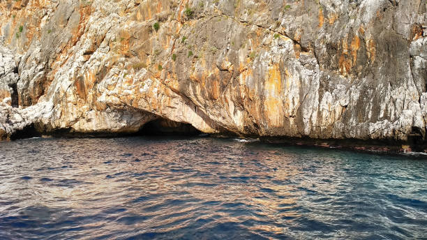 istock Beautiful landscape coastal cliff on the sea 1205327650