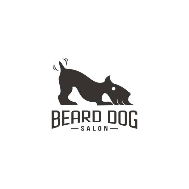 beard dog salon beard dog salon design for your company or brand irish red and white setter stock illustrations