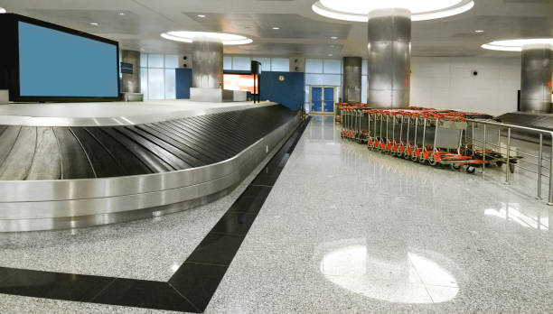 istock Baggage claim area in airport 1205333530