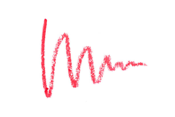 istock Lipstick Liner Pencil Squiggles isolated on white background 1205336426