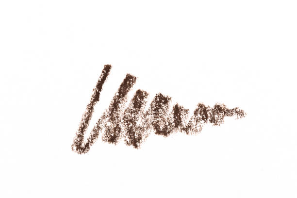 istock Eye liner pencil stroke on white background 1205336688