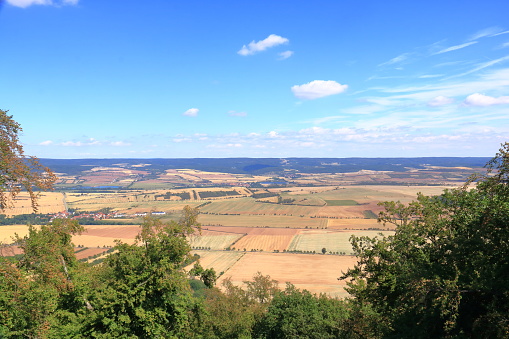 vista panorámica desde el monumento Kyffhaeuser al paisaje de Harz photo