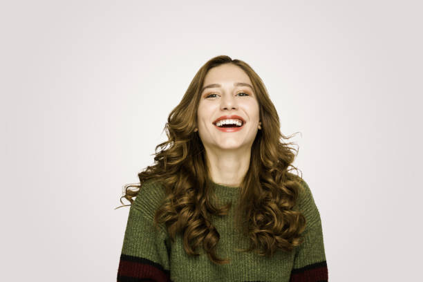istock Beautiful young women smiling 1205351304