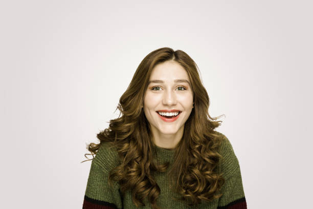 istock Beautiful young women smiling 1205352643
