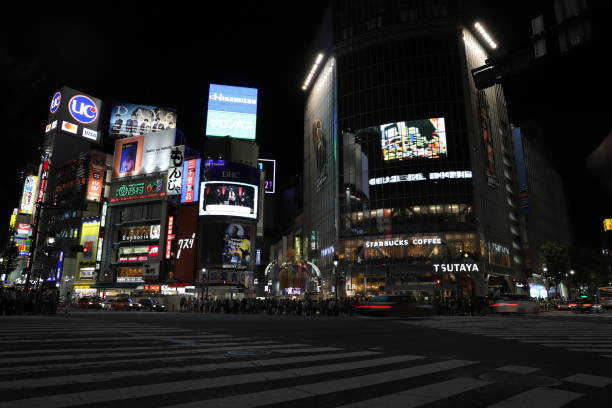 istock Shibuya Crossing at night 1205356180